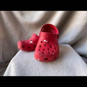 Girls Red Crocs